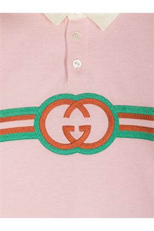 Costume intero GG in cotone rosa GUCCI KIDS | 660754XJFOW5658